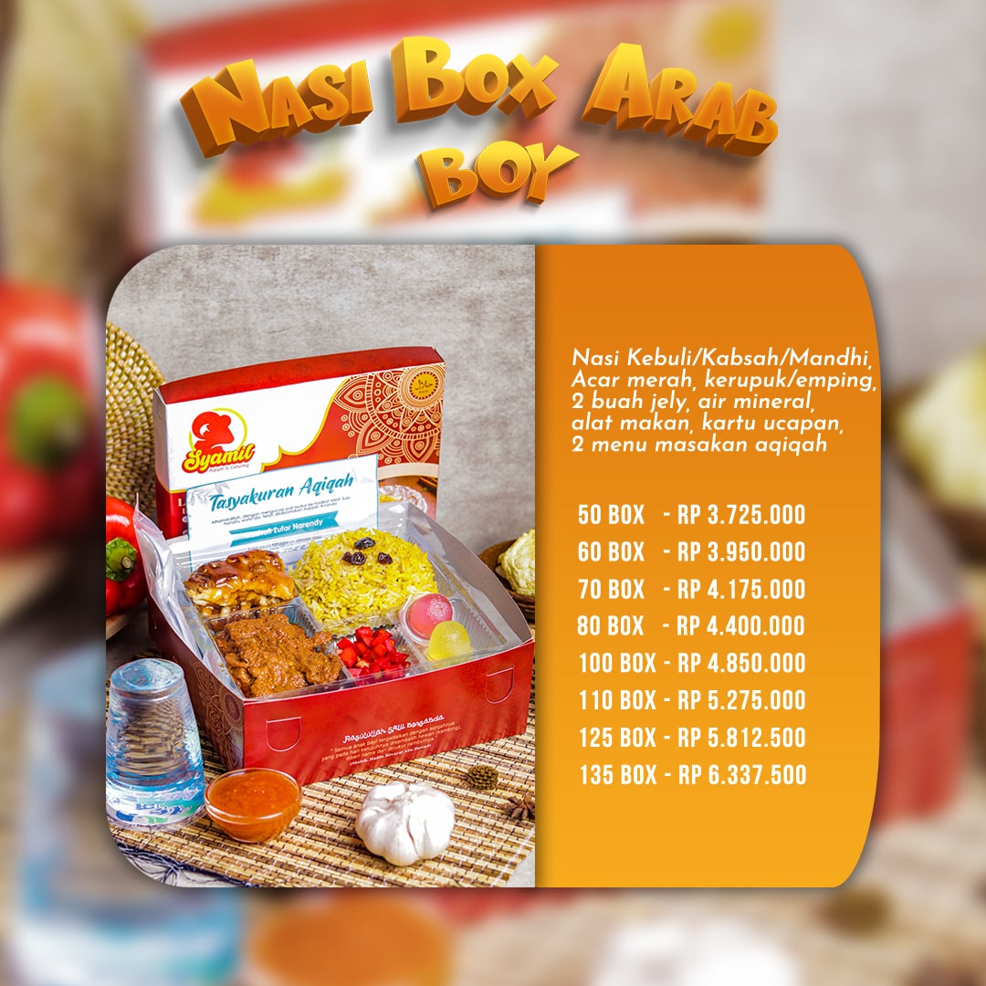 NASI BOX ARAB – LK-min1 NASI BOX ARAB - LK-min1